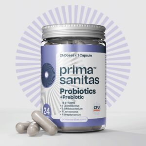 Probiotics with prebiotic