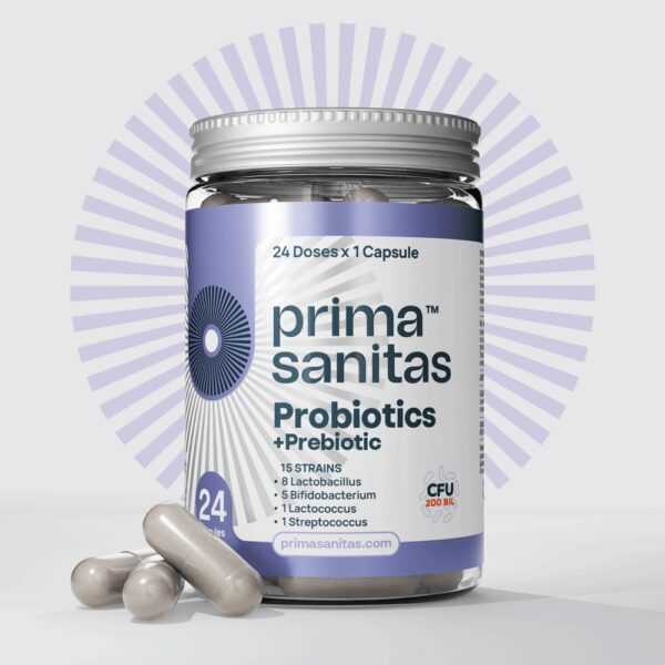 Probiotics with prebiotic